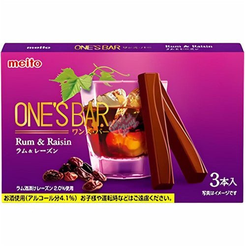 Meito One's Bar Rum and Raisin 10g - Candy Mail UK