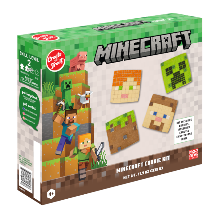 Minecraft Pixelated Cookie Kit 349g