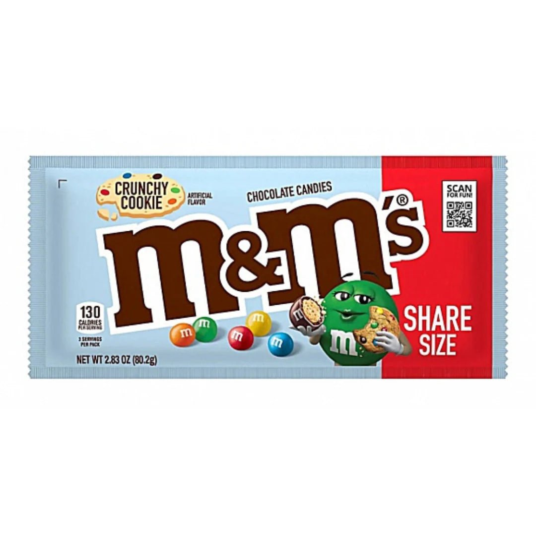 M&M Crunchy Cookie Share Size 80g - Candy Mail UK