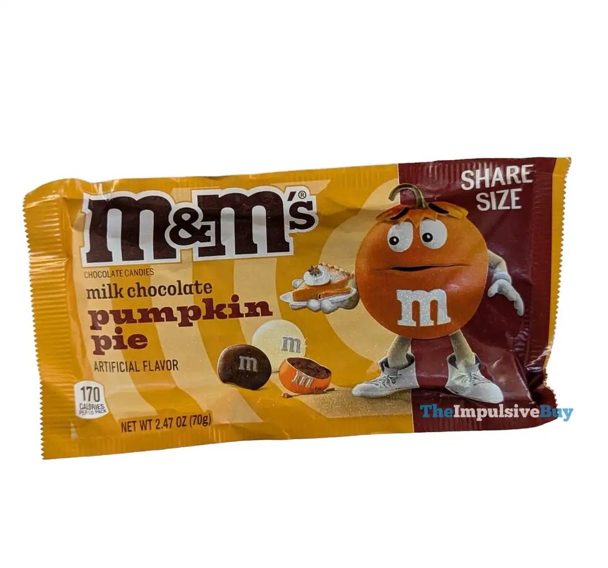 M&M Pumpkin Pie Sharing Size 70g - Candy Mail UK