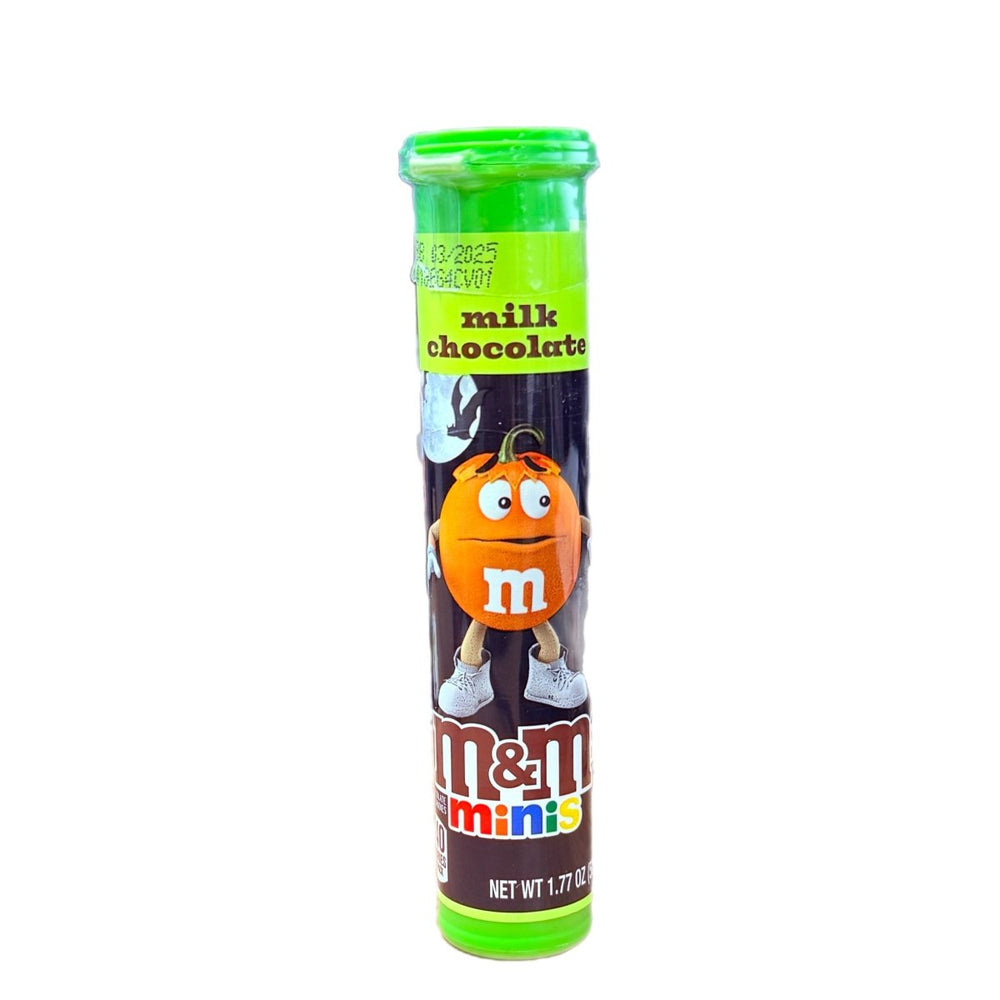 M&M's Minis Halloween Milk Chocolate Tube 50g - Candy Mail UK