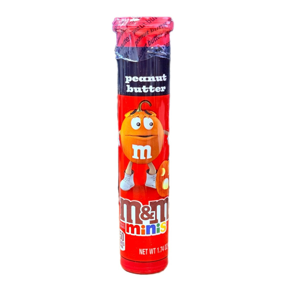 M&M's Minis Halloween Peanut Butter Tube 49g - Candy Mail UK