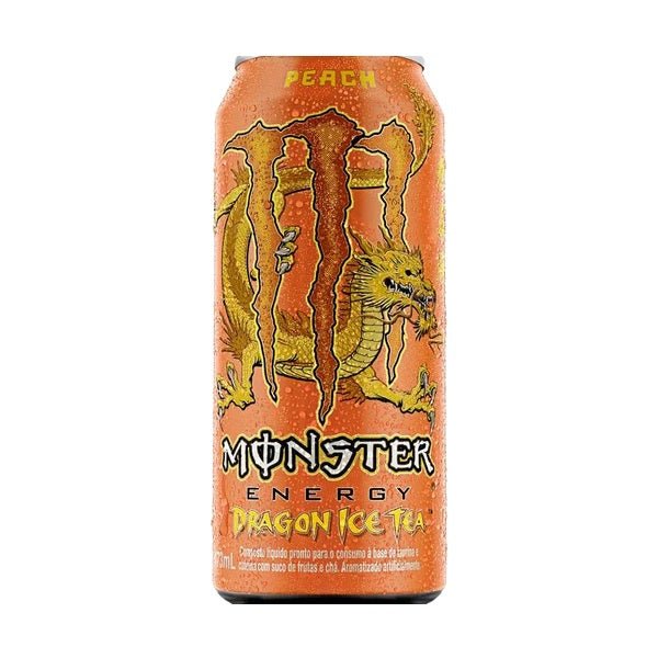 Monster Energy Drink Dragon Iced Tea Limited Edition Peach Flavour 473ml - Candy Mail UK