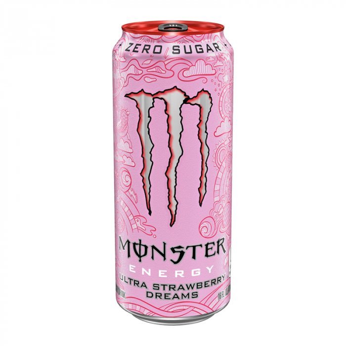 Monster Energy Ultra Strawberry Dreams (Canada) 473ml - Candy Mail UK