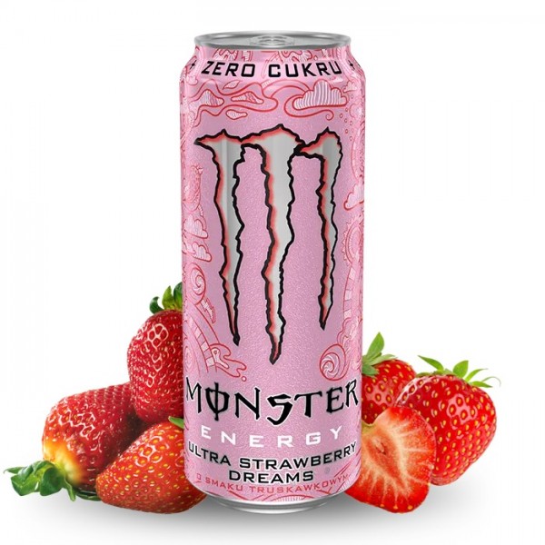 Monster Energy Ultra Strawberry Dreams 500ml (EU Edition) - Candymail UK