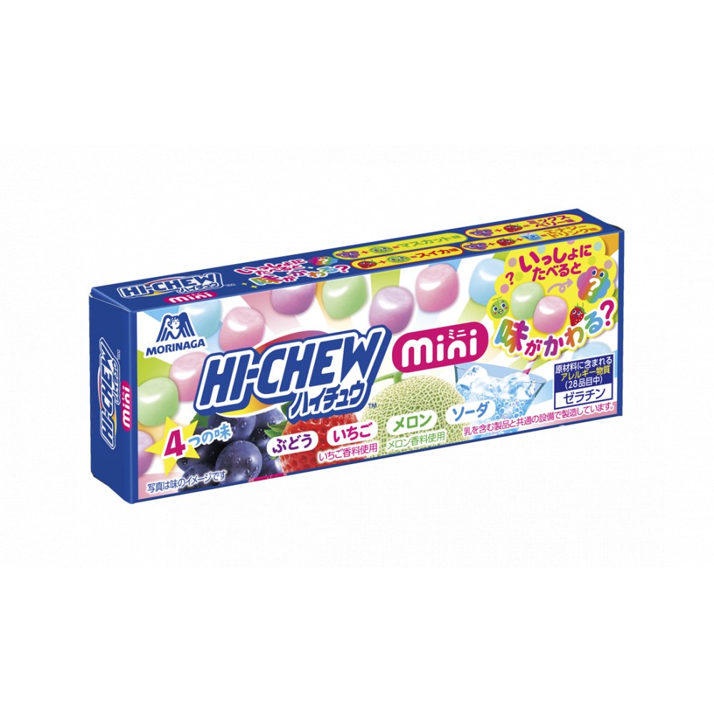 Morinaga Hi - Chew Mini Soft Candy Assorted (4 Flavours) 40g - Candy Mail UK