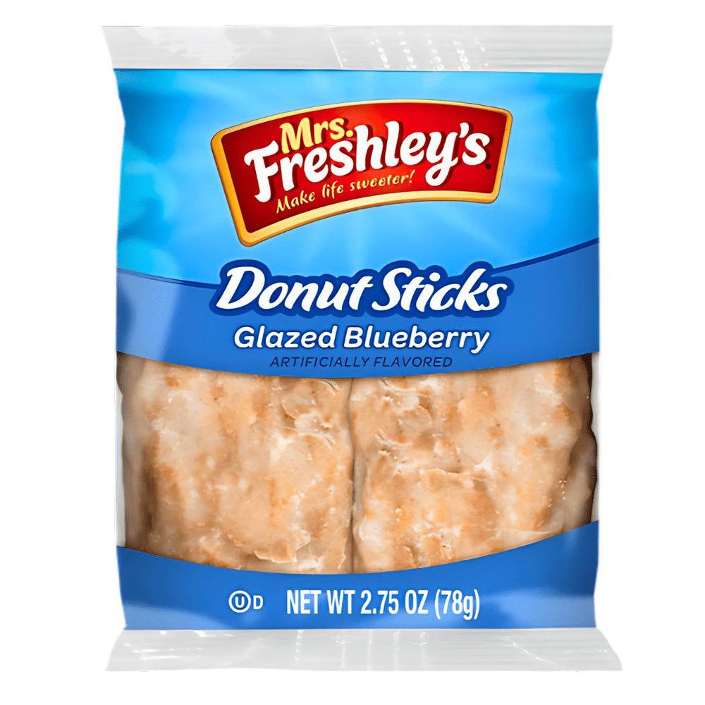 Mrs. Freshley's Blueberry Donut Sticks 2 Pack - Candy Mail UK