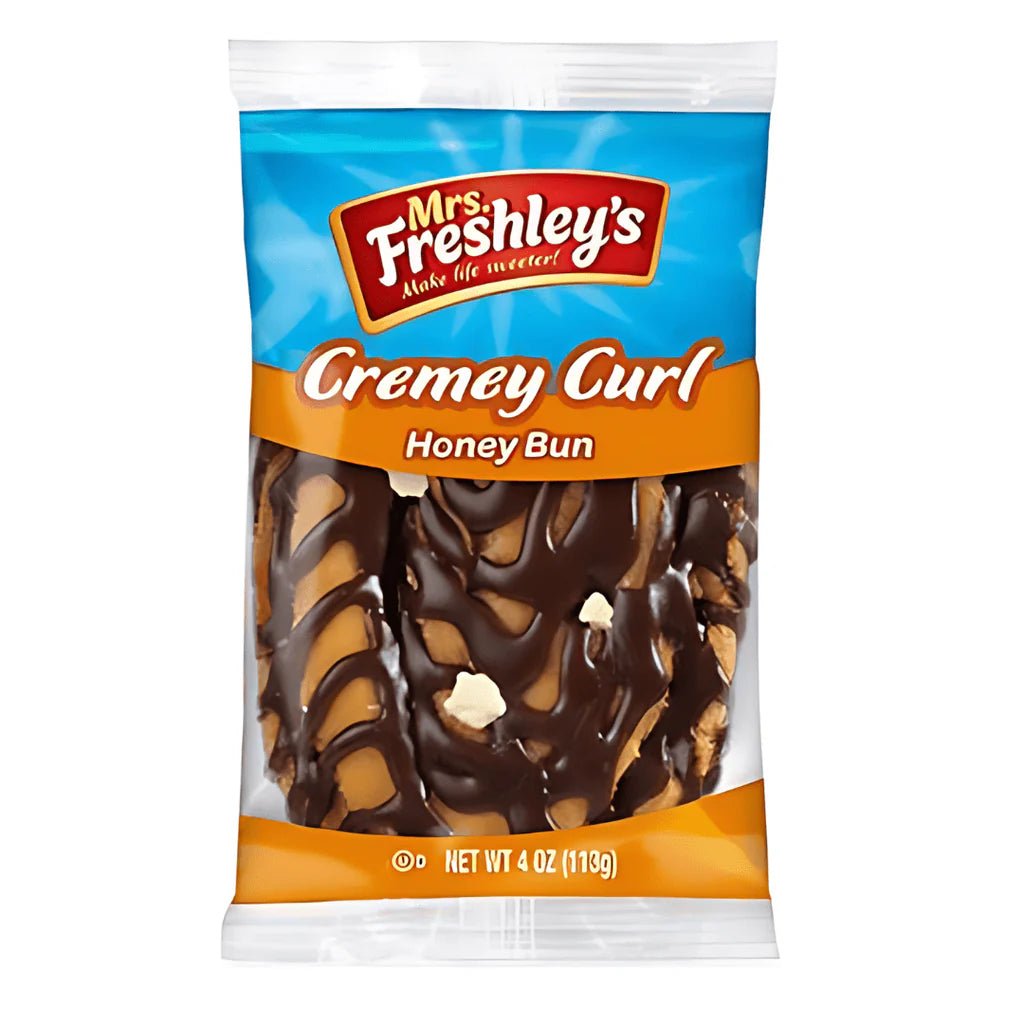 Mrs. Freshley's Creamy Curl Honey Bun 113g - Candy Mail UK