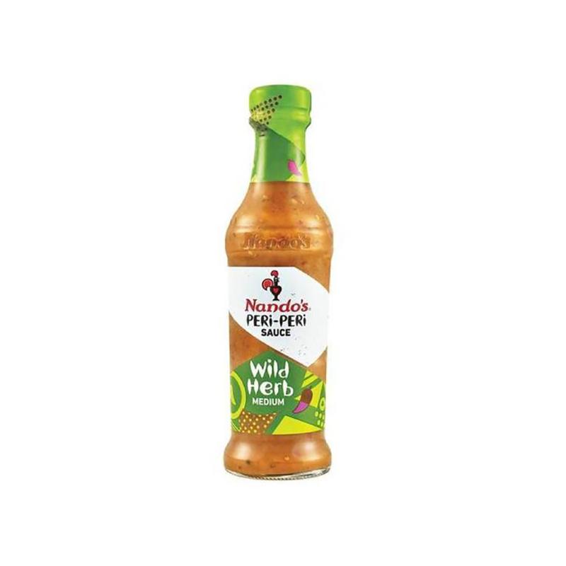 Nando's Peri-Peri Sauce Wild Herb Medium(South Africa) 250g - Candy Mail UK