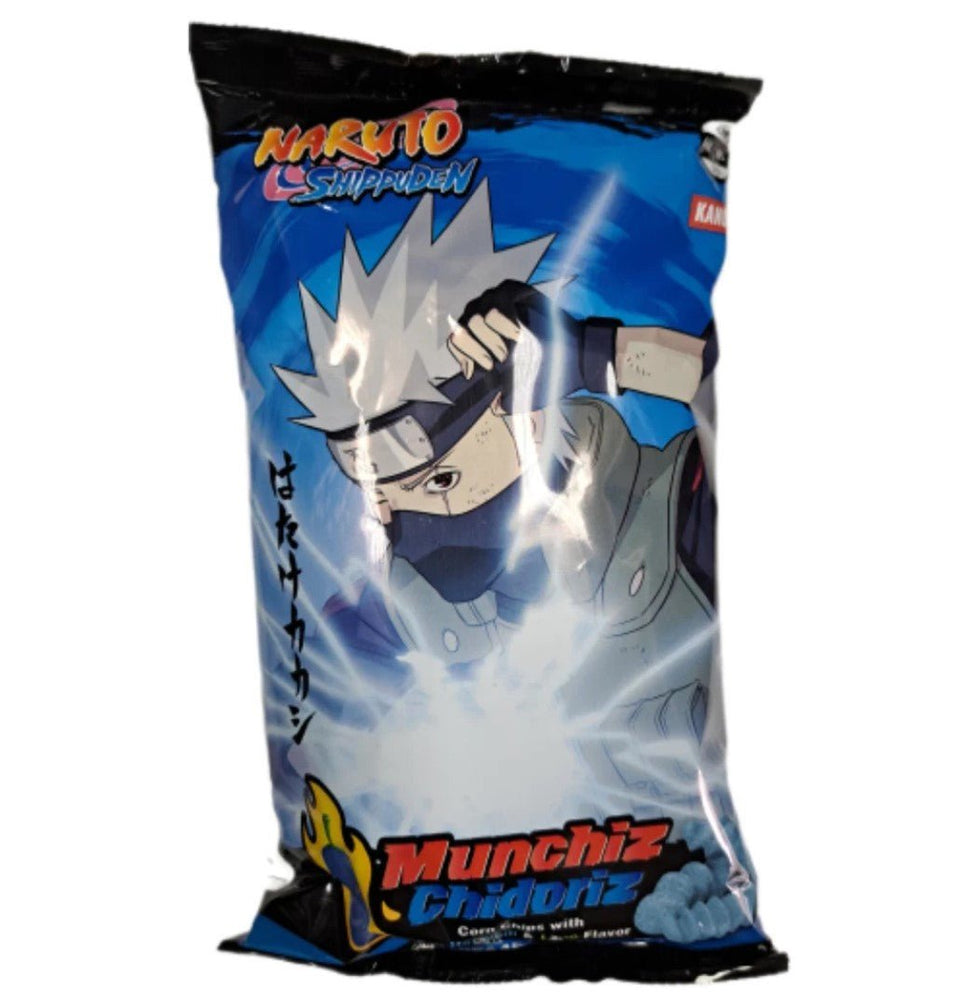 Naruto Munchiz Chidoriz Blue Hot Chilli & Lime 110g - Candy Mail UK