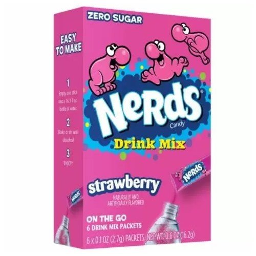 Nerds Drink Mix Strawberry 16.2g - Candy Mail UK