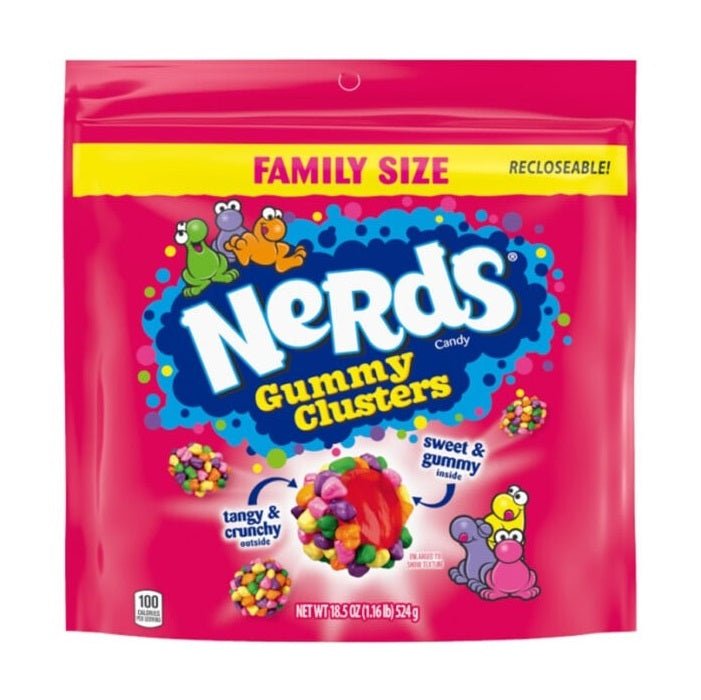 Nerds Gummy Clusters 524g - Candy Mail UK