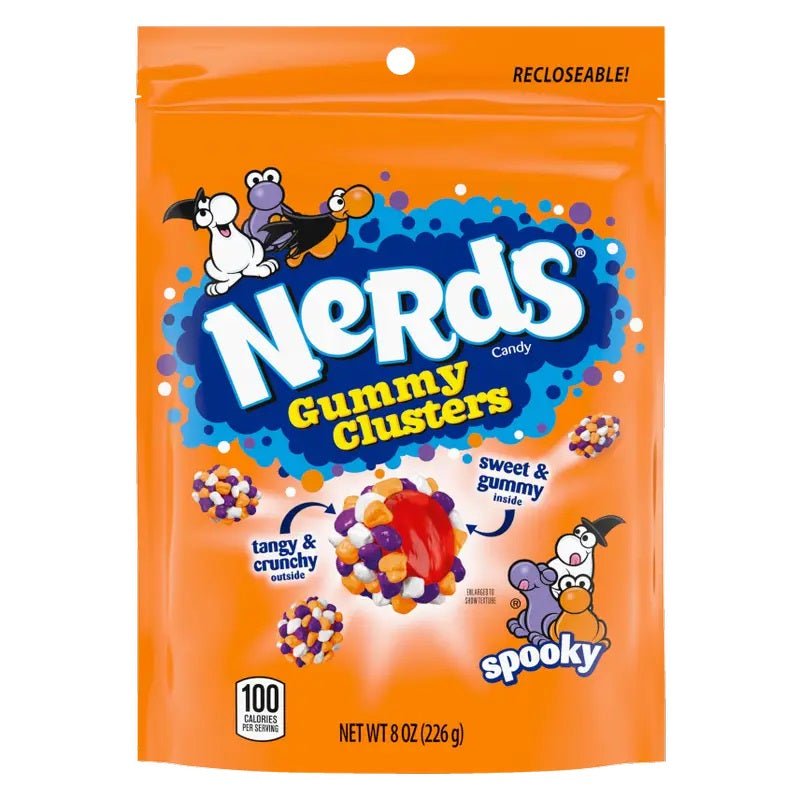 Nerds Halloween Spooky Gummy Clusters 226g - Candy Mail UK