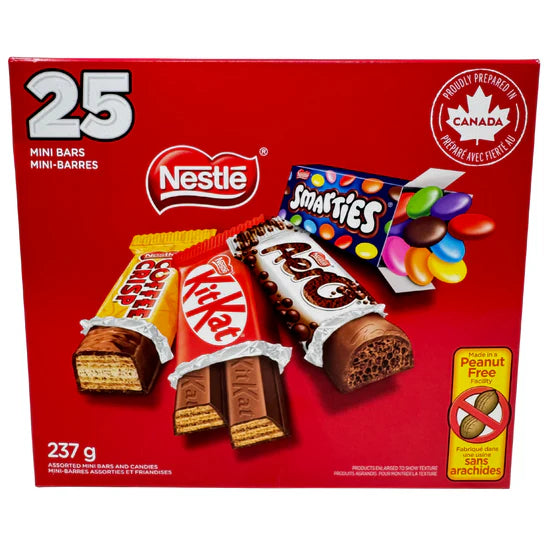 Nestlé Assorted Mini’s 25ct Canadian Box 237g