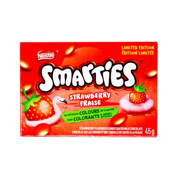 Nestle Smarties Strawberry (Canada) 45g - Candy Mail UK