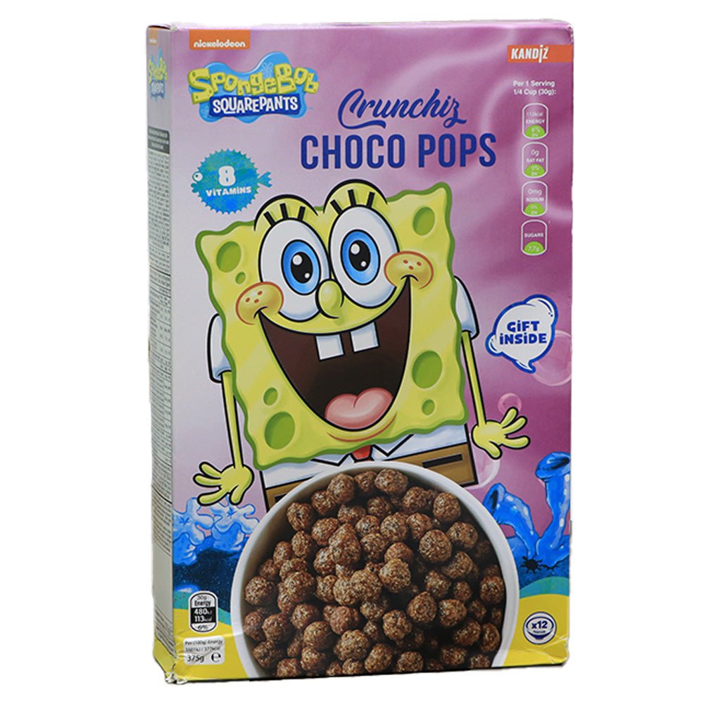 Nickelodeon Spongebob Choco Pops Cereal 375g - Candy Mail UK