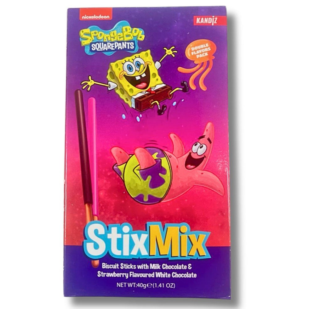 Nickelodeon SpongeBob StixMix 40g - Candy Mail UK
