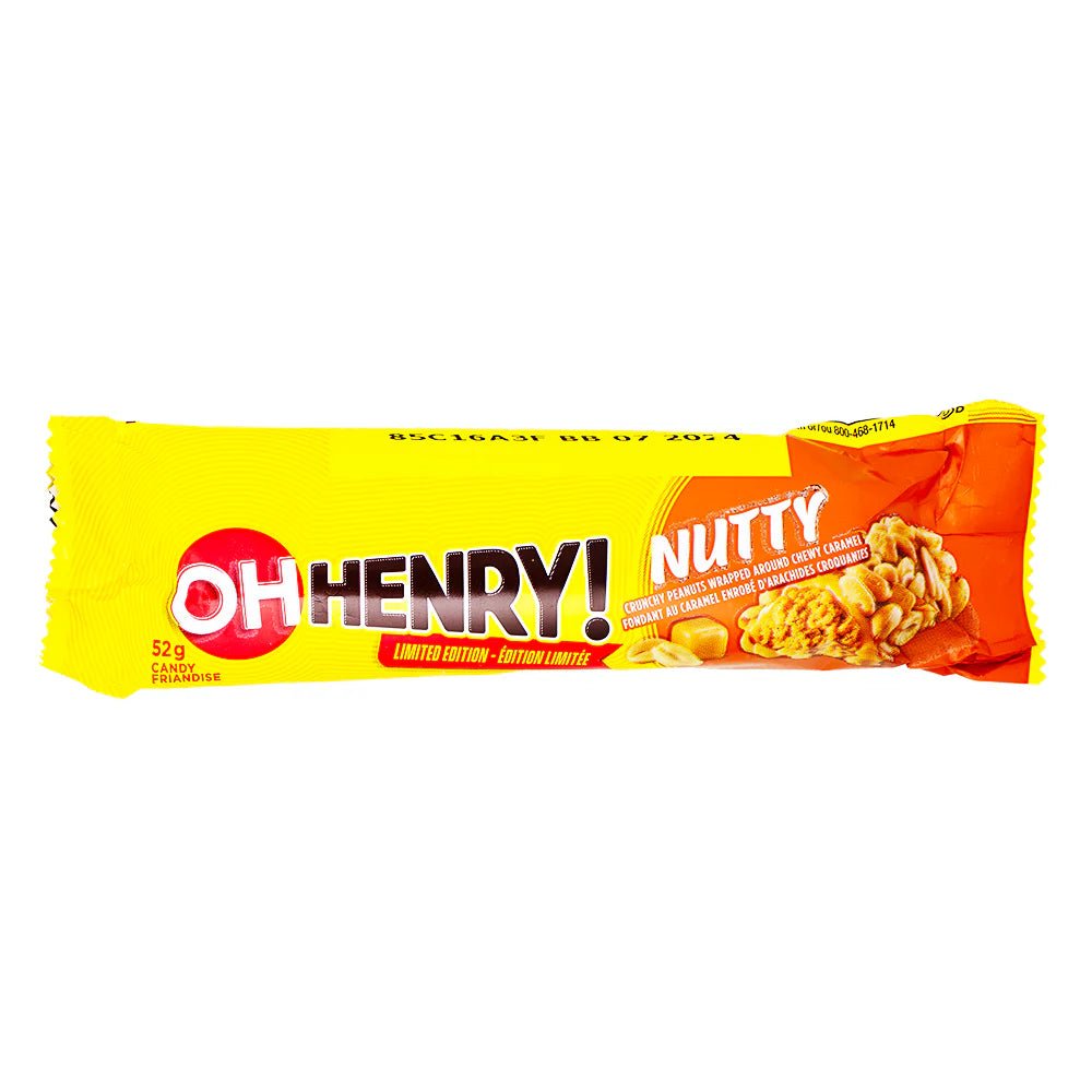 Oh Henry Nutty Limited Edition 52g - Candy Mail UK