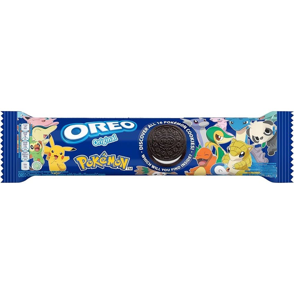 Oreo Pokemon Vanilla Sandwich Cookies 119g - Candy Mail UK