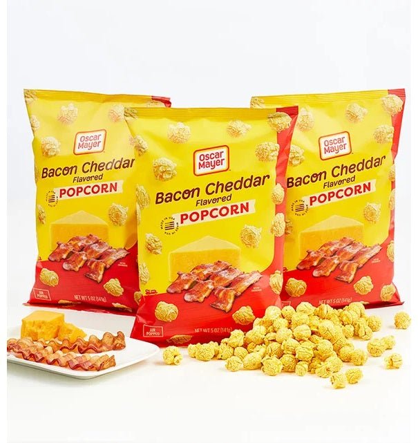 Oscar Mayer Bacon Cheddar Popcorn 141g - Candy Mail UK