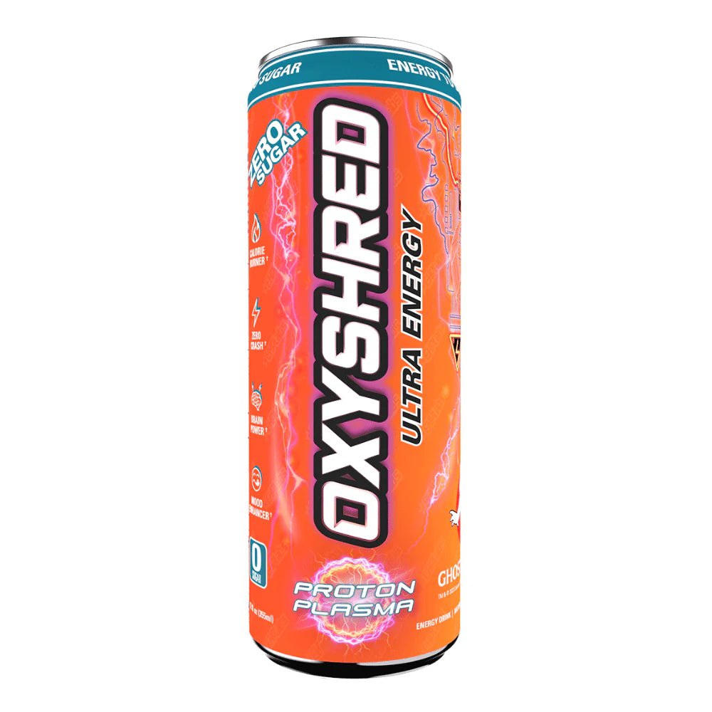 Oxyshred Ultra Energy Drink Zero Sugar - Ghostbusters Proton Plasma Flavour 355ml - Candy Mail UK