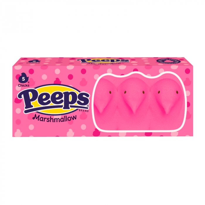 Peeps Chicks Pink 42g - Candy Mail UK
