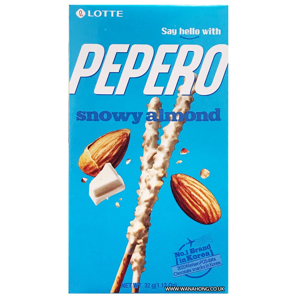 Pepero Snowy Almond 32g - Candy Mail UK