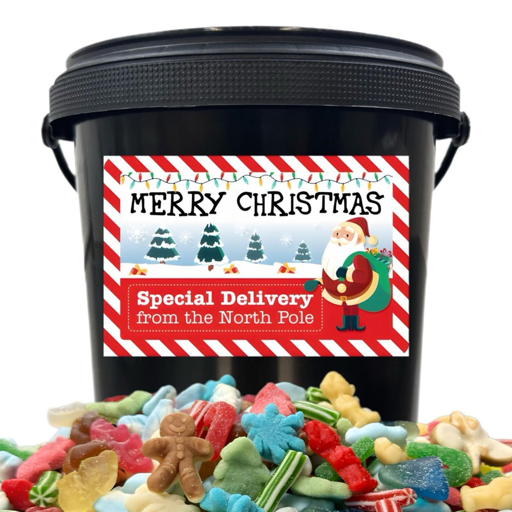 
                  
                    Pick and Mix Sweets - 2Kg Large Christmas Mix Bucket - Candy Mail UK
                  
                