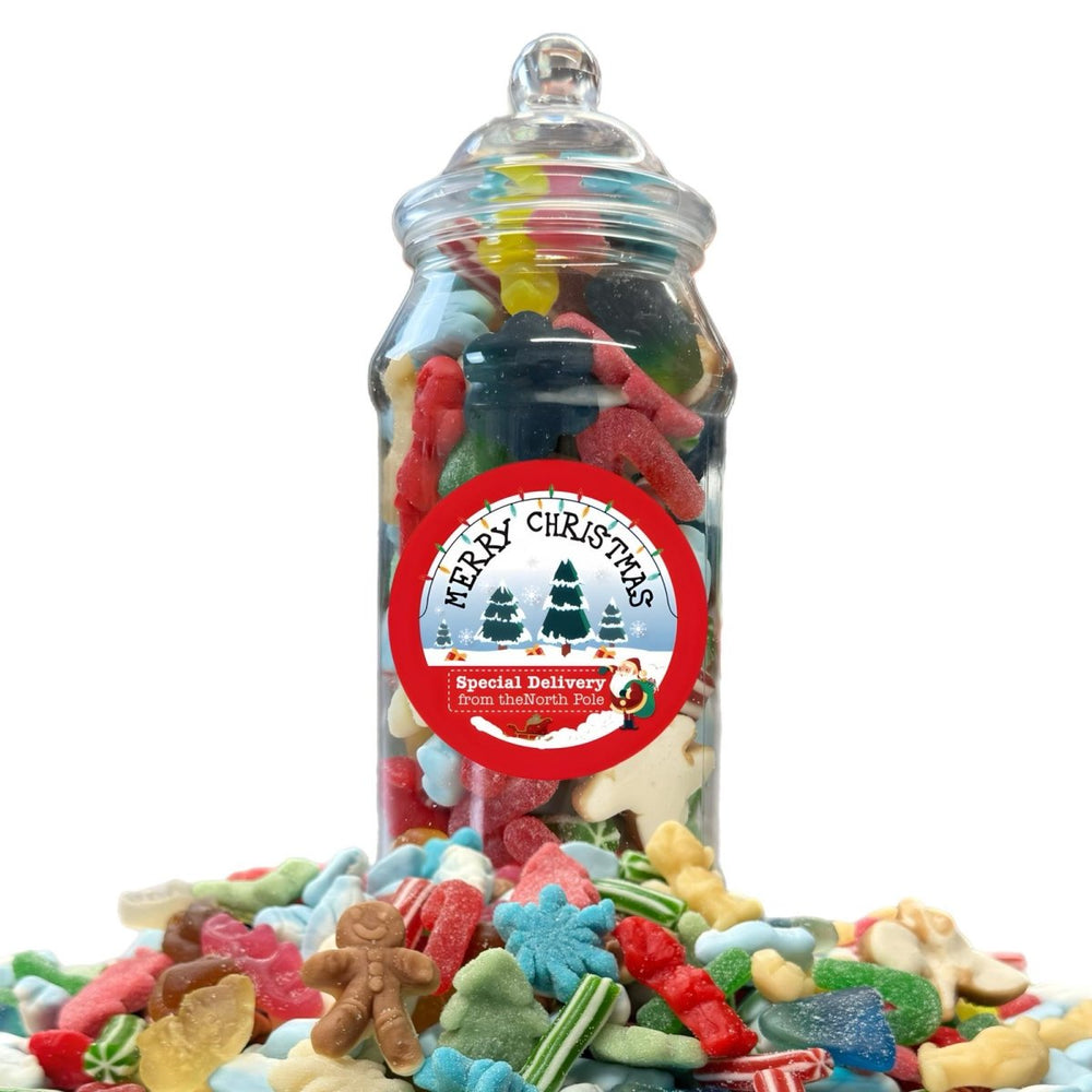 Pick and Mix Sweets - Christmas Mix Jar - Candy Mail UK