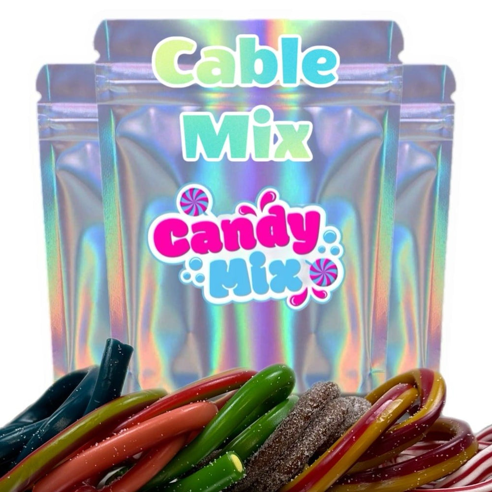 Pick and Mix Sweets - Giant Cable Pouch (7 Pcs) - Candy Mail UK