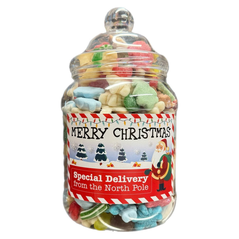 Pick and Mix Sweets - Mega Christmas Mix Jar - Candy Mail UK