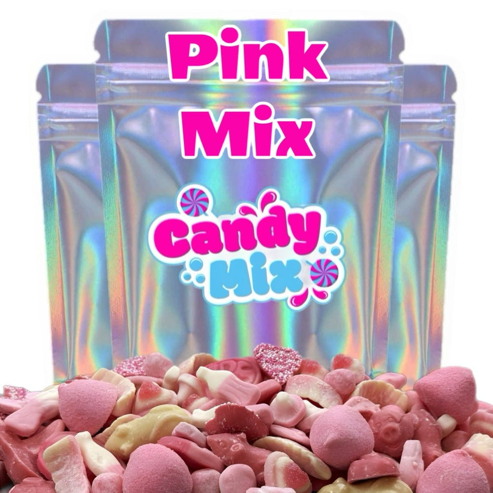 Pick and Mix Sweets - Pink Mix 500g - Candy Mail UK