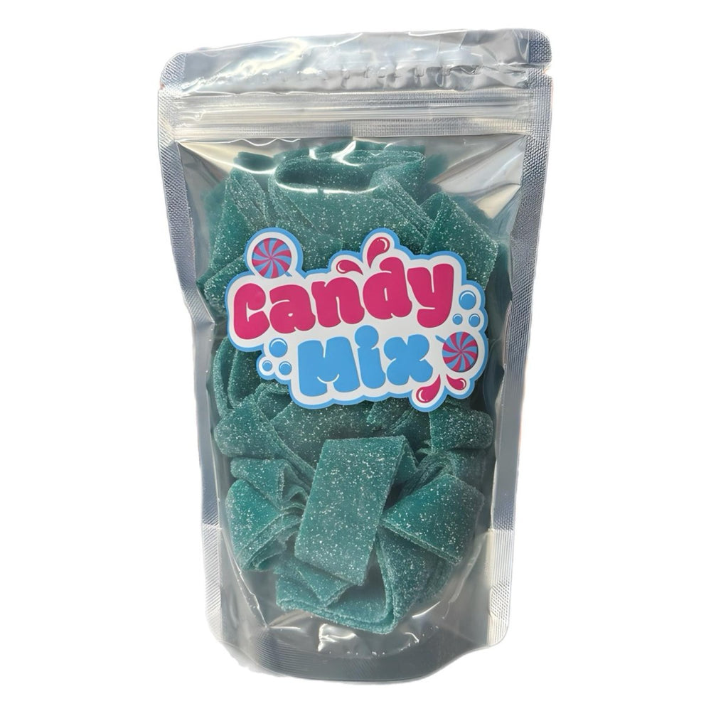 Pick and Mix Sweets - Sour Blue Raspberry Belts 250g - Candy Mail UK