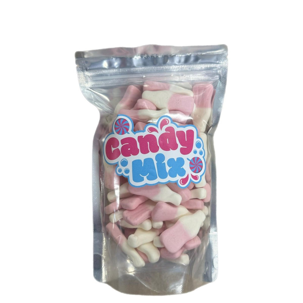 Pick and Mix Sweets - Strawberry Milkshake Bottles 250g - Candy Mail UK