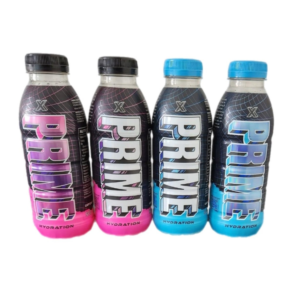 (Pre - Order) 4 Pack UK Prime Hydration ‘X’ Limited Edition 500ml - Candy Mail UK