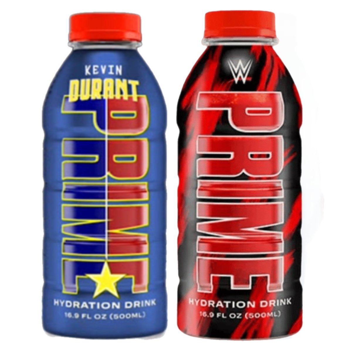 (Pre - Order) Kevin Durrant x WWE Prime Hydration Limited Edition 2x 500ml - Candy Mail UK