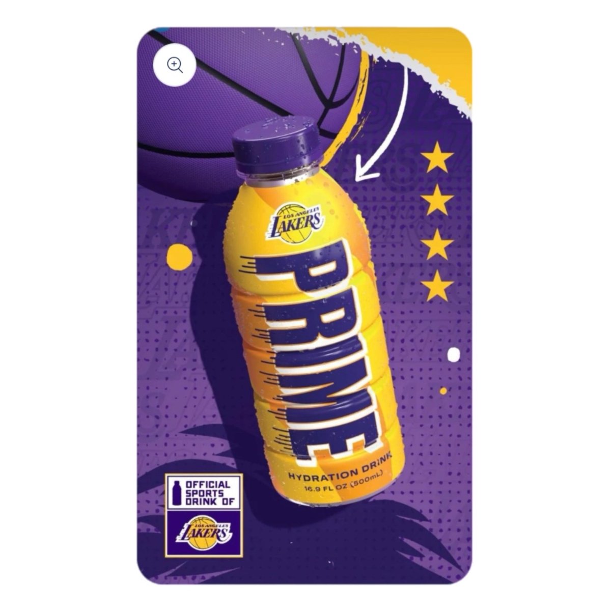 (Pre - Order) LA Lakers Prime Limited Edition 500ml - Candy Mail UK