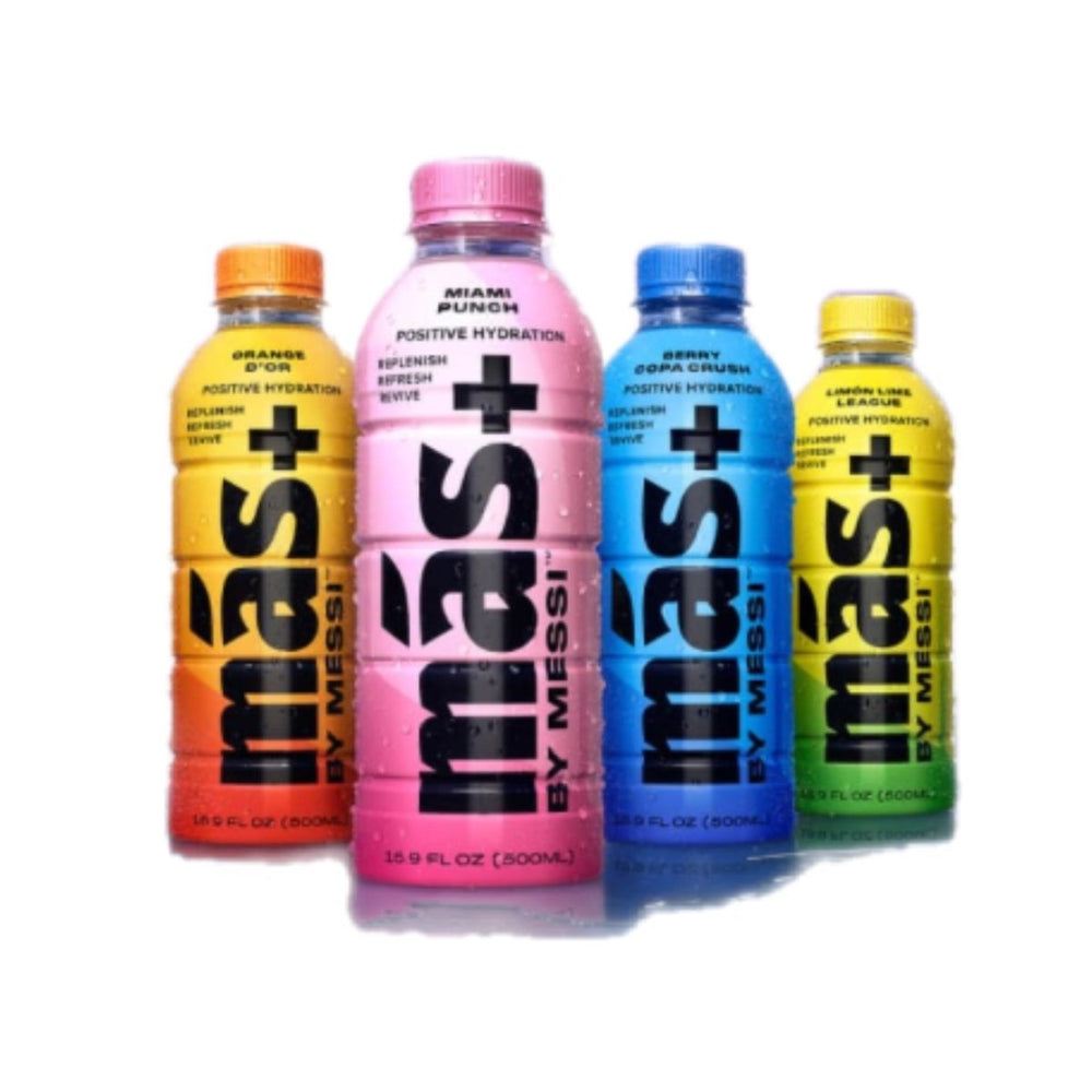 (Pre - Order) MAS+ By Messi Drink FULL SET 4 x 500ml - Candy Mail UK