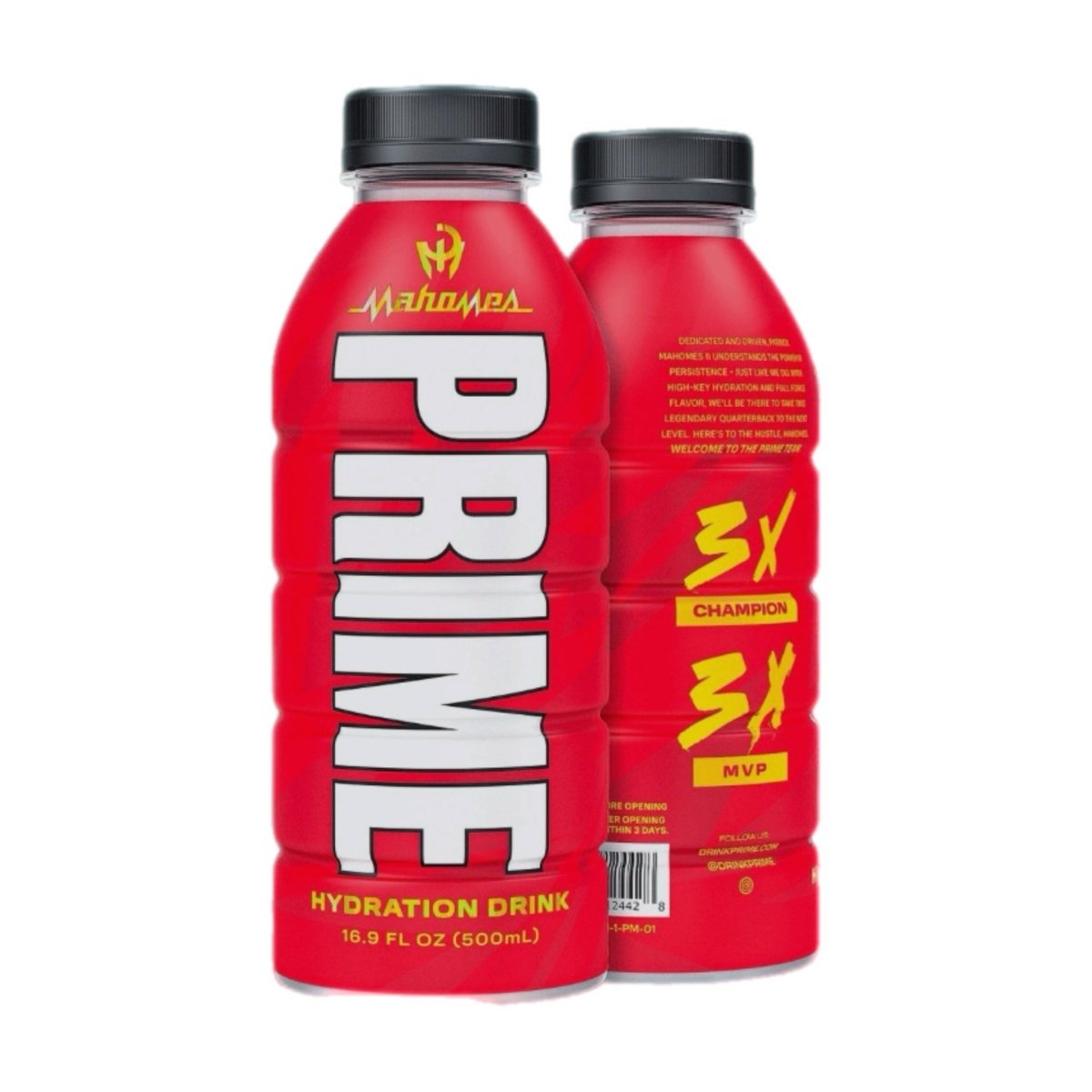 (Pre - Order) Patrick Mahomes Limited Edition Prime 500ml - Candy Mail UK