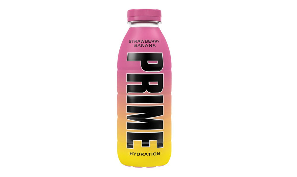(Pre-Order) Strawberry Banana Prime Hydration 500ml - Candy Mail UK