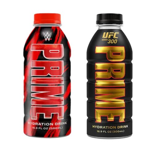 (Pre - Order) UFC x WWE Prime Hydration Limited Edition 2 x 500ml - Candy Mail UK