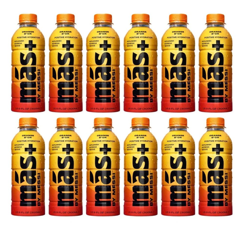 (Pre Order) Wholesale 12 x MAS+ By Messi Drink Orange D'or 500ml - Candy Mail UK