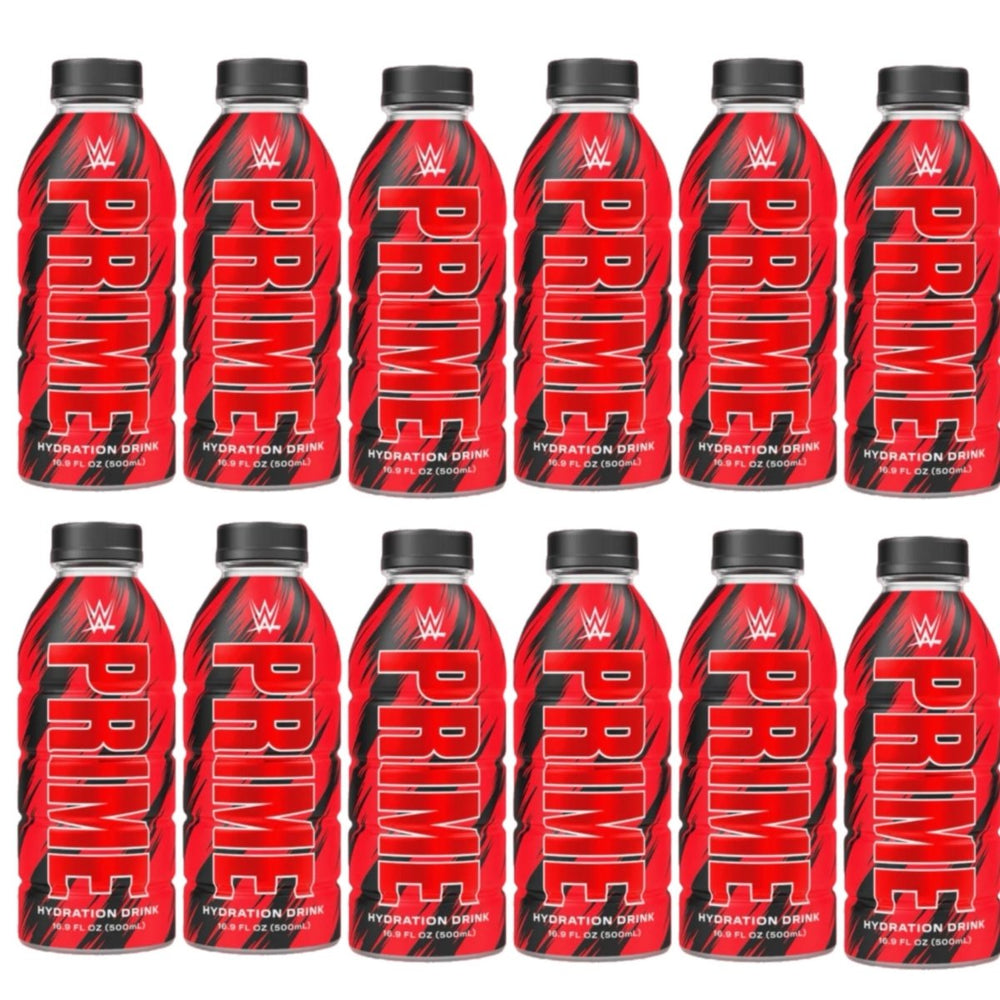 (Pre - Order) Wholesale Case WWE Prime Hydration Limited Edition 12 x 500ml - Candy Mail UK