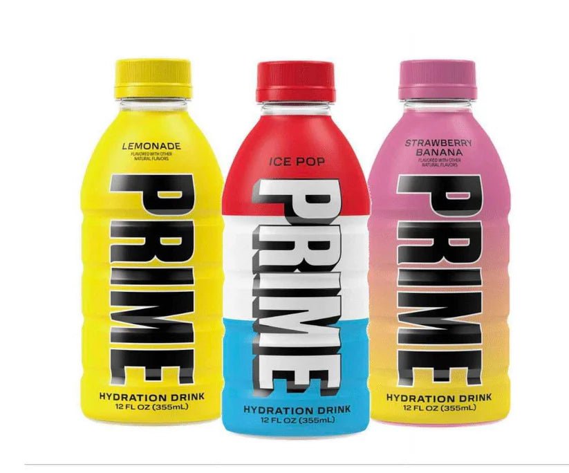 Prime Mini Bottle Set 3 x 355ml - Candy Mail UK