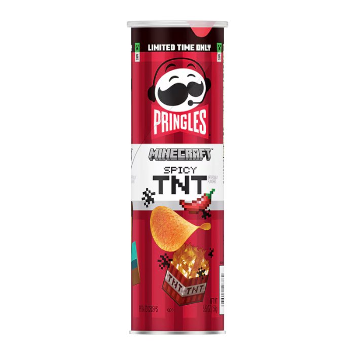 Pringles Minecraft Spicy TNT 158g - Candy Mail UK