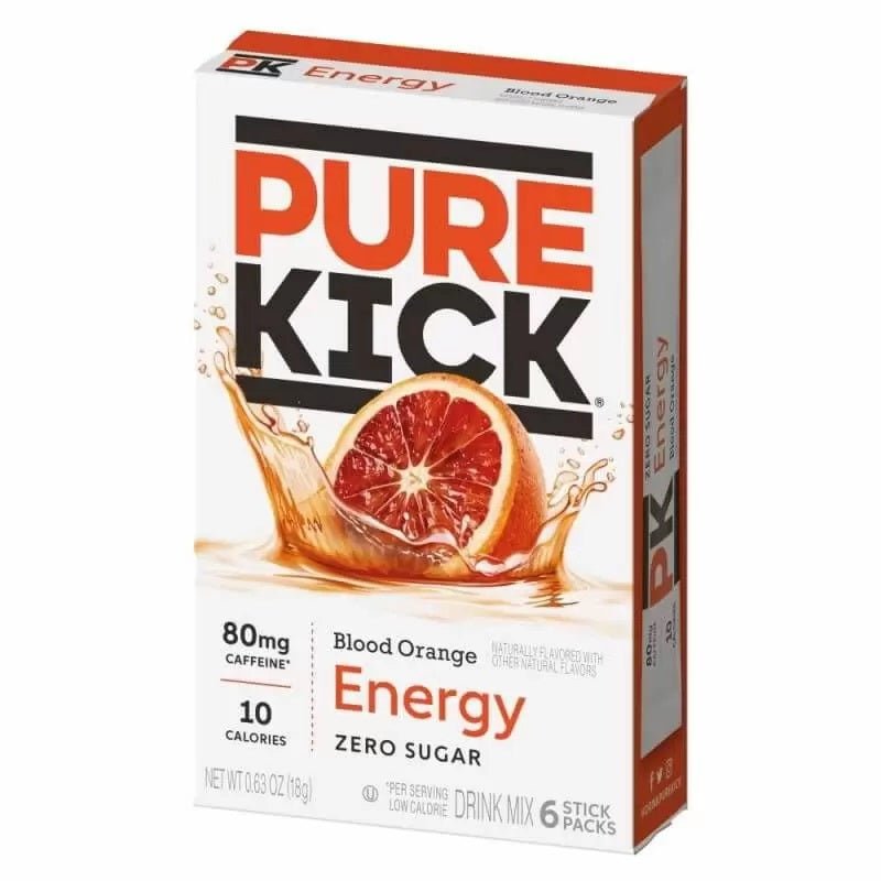 Pure Kick Blood Orange Energy Zero Sugar Singles to Go 18g - Candy Mail UK