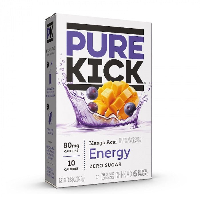 Pure Kick X Mango Acai Energy Drink Mix 22g - Candy Mail UK