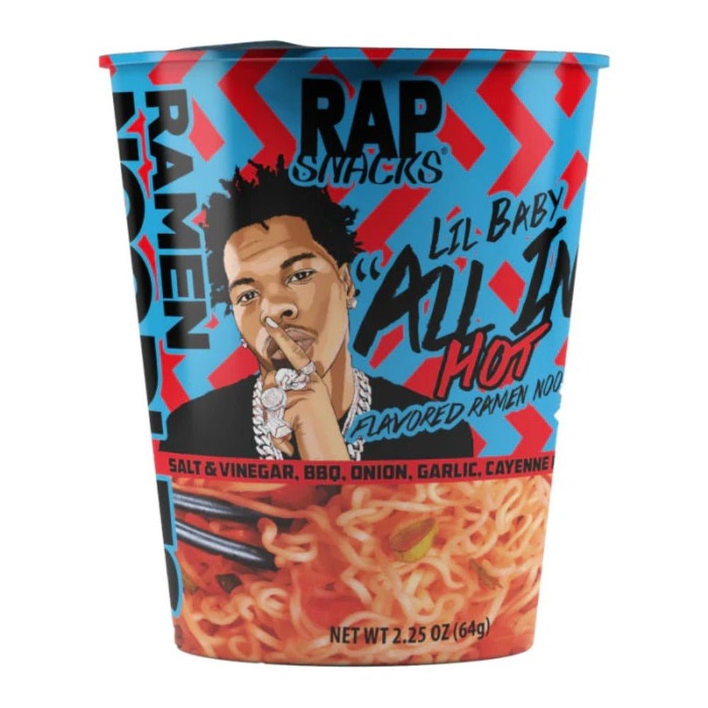 Rap Snacks All In - Hot Flavoured Ramon Noodles 64g - Candy Mail UK