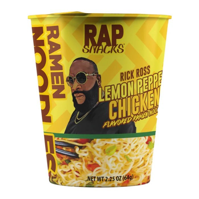 Rap Snacks Lemon Pepper Chicken Flavoured Ramen Noodles 64g - Candy Mail UK