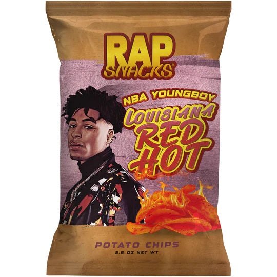 Rap Snacks NBA Youngboy Louisiana Red Hot 71g - Candy Mail UK